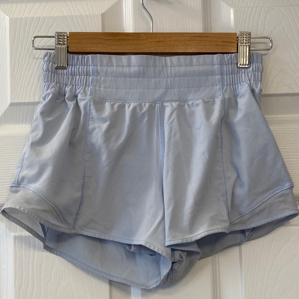 lululemon athletica Light Blue Athletic Shorts
